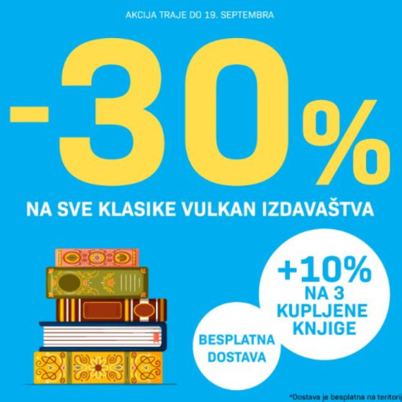 Veliki popusti na sve klasike Vulkan izdavaštva – 30% + 10%: Akcija traje do 19. septembra!